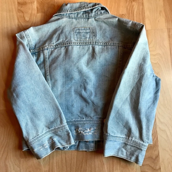LEVIS DENIM JACKET with distressing - Picture 4 of 4